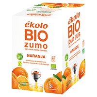 Bag in Box Zumo de Naranja Natural Ecológico 3 L (Naranja) - Ékolo