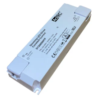Controlador LED de atenuación TRIAC AcTEC 1200mA 50W sin parpadeo (CC) 1200mA D120050NTF Atenuación suave Compatible con la mayoría de los atenuadores