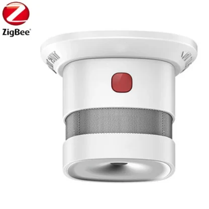 Sensor de alarma de incendio inteligente EN14604 Detector de humo Zigbee aprobado que funciona con el asistente doméstico KAKU Conbee 2