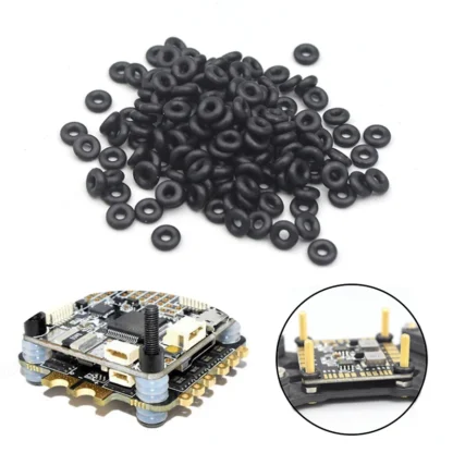 50 Uds M2 M3 O forma arandela de goma de silicona amortiguador antivibración para F3 F4 Flytower controlador de vuelo RC Drone
