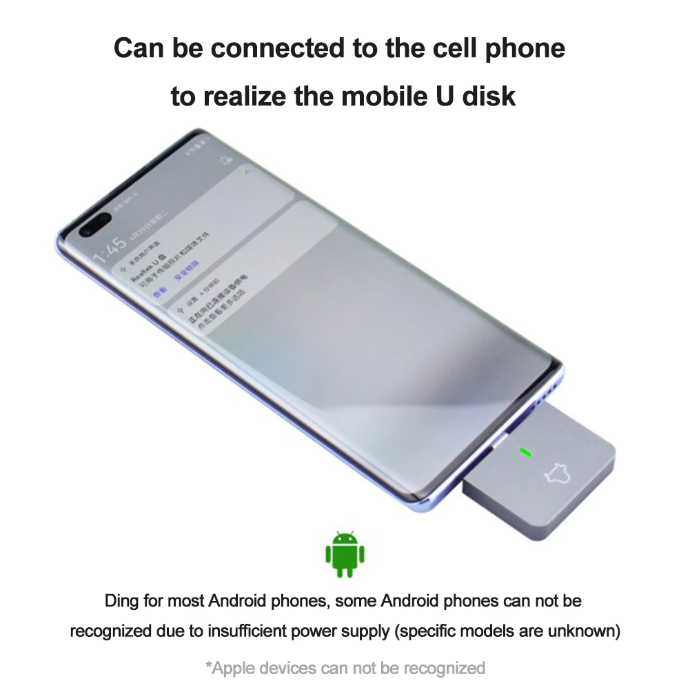 Caja de disco de estado sólido móvil aleación de aluminio M.2 NVMe 2230 caja de disco duro Plug and Play caja SSD externa llave M para SSD M2 2230