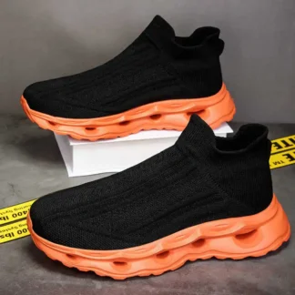 Baloncesto de marca alta súper ligero para hombre, zapatos blancos tejidos para hombre, zapatillas deportivas para hombre, reventa líder de alta calidad