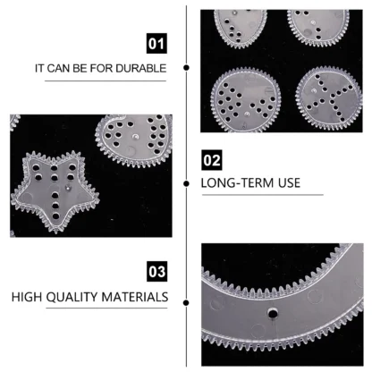 1 Juego de plantillas de regla Wanhua, juego de plantillas de dibujo de excelente mano de obra, regalo educativo para el desarrollo de la imaginación
