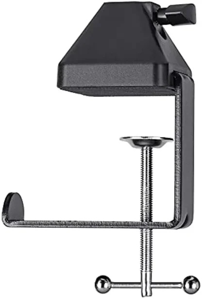 Abrazadera de montaje de mesa de Metal de alta resistencia para soporte de brazo de tijera de brazo de suspensión de micrófono, espesor de sujeción máximo 2,75 "/70mm