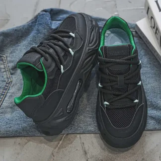 Zapatillas de deporte tejidas para entrenamiento Flatform In The Forest para hombre, zapatos de tenis para primavera y otoño, zapatillas deportivas de segunda mano en oferta