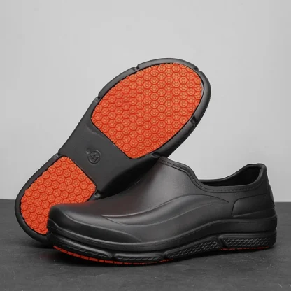 Zapatos Unisex, zapatos ligeros de EVA para la lluvia, calzado de trabajo de cocina impermeable a prueba de aceite, calzado de trabajo de jardín para mujer, zapatos de Chef Unisex