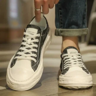 Zapatos mocasines de lujo tejidos para hombre, zapatillas deportivas originales con plataforma en el bosque, tecnología deportiva, marca de lujo