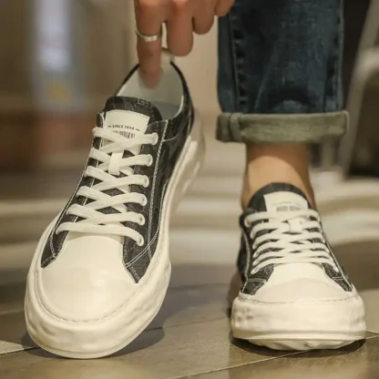 Zapatos mocasines de lujo tejidos para hombre, zapatillas deportivas originales con plataforma en el bosque, tecnología deportiva, marca de lujo