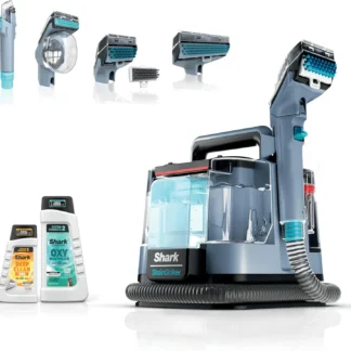 Limpiador Portátil de Alfombras y Tapicería con Herramienta XL, Eliminador de Manchas y Olores para Autos y Mascotas, 4 Herramientas Incluidas