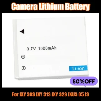 Baterías de cámara NB-6L de 3,7 V 1000 mAh para IXY 30S IXY 31S IXY 32S IXUS 85 IS