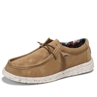 Paux-zapatos de lona informales para hombre, mocasines planos antideslizantes, suaves, talla de deporte, primavera y otoño