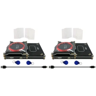 A72T 2X actualizado 512K Proxmark3 Easy V3.0 RDV4 memoria ID M1 IC lector de tarjetas RFID incorporado antena integrada decodificador Decryptor