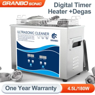 Limpiador ultrasónico Digital Granbo 4.5L 180W lavadora portátil para instrumentos quirúrgicos dentales piezas de bicicleta carburadores