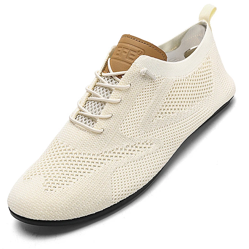 MAEDEF, zapatos para hombre, Zapatillas de casa ligeras y transpirables de malla plana, zapatos para hombre, zapatos casuales clásicos de moda para caminar
