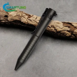 Bolígrafo táctico de acción de perno multifuncional, bolígrafo de firma, rompecristales de autodefensa, suministros de supervivencia de emergencia