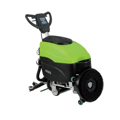 XD2A Caminhada manual eléctrica detrás del secador del fregador del piso con la manija doblada
