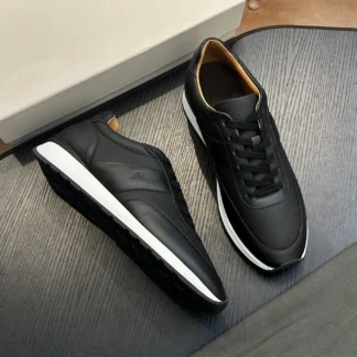 OECHSLI zapatos de piel de vaca 2025 nuevas zapatillas de deporte de moda deportivas de cuero genuino comodidad de alta calidad para hombres talla grande europea 38-46