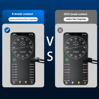 5-1 par de fundas para el dedo para juegos para PUBG, transpirables, a prueba de sudor, antideslizantes, cubierta para la yema del dedo, guantes para el pulgar, cunas para los dedos con pantalla táctil