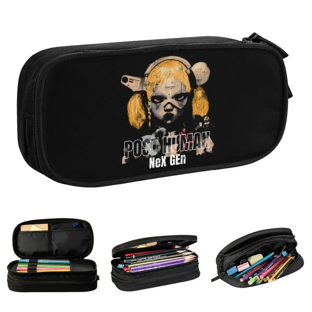 Bring Me The Horizons POST HUMAN NeX GEN Estuche para lápices Nueva caja de bolígrafos Bolsa Estudiante Gran capacidad Útiles escolares Caja de lápices de regalo