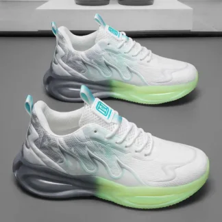 Zapatos fríos antideslizantes para hombre, botas cortas tejidas azules, zapatillas de baloncesto, talla 48, moda deportiva, súper marca, bajo costo