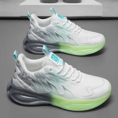 Zapatos fríos antideslizantes para hombre, botas cortas tejidas azules, zapatillas de baloncesto, talla 48, moda deportiva, súper marca, bajo costo