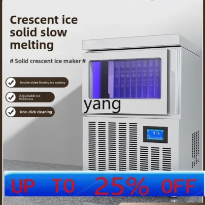 Máquina de hielo CX comercial automática para bares, tiendas de té con leche y cafeterías, máquina pequeña para hacer hielo.