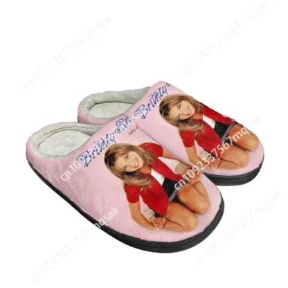 Zapatillas de algodón para el hogar para hombre y mujer, zapatos térmicos de felpa para dormitorio, mantiene el calor, calzado personalizado para parejas