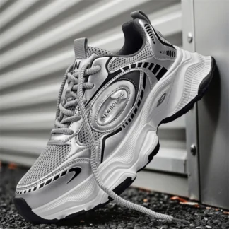 Zapatos Deportivos de Hombre, Primavera 2026, Nuevos, de Corte Bajo, Modernos y Casuales, con Suela Gruesa, Transpirables y Versátiles