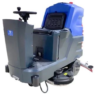 CleanHorse XP860G Rider Floor Scrubber Gym Máquina de limpieza de pisos de almacén con pilas