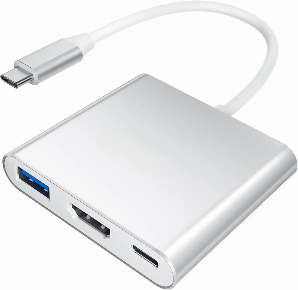 10 Uds nueva gran oferta 4K30Hz USB C a HDMI adaptador 3 en 1 100W PD carga rápida 5GBps para ordenador portátil/iPhone/Samsung/HUAWEI/XIAOMI
