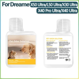 Original Dreame X40 Ultra / X50 / H12 pro tierra desodorización y esterilización de mascotas líquido de limpieza piezas y accesorios 200ml