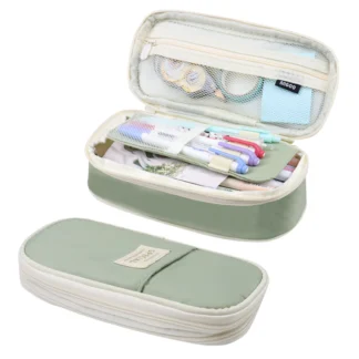 Estuche para lápices Kawaii, caja de almacenamiento de gran capacidad, bolsa impermeable para bolígrafos, suministros escolares, accesorios, papelería, suministros escolares y de oficina