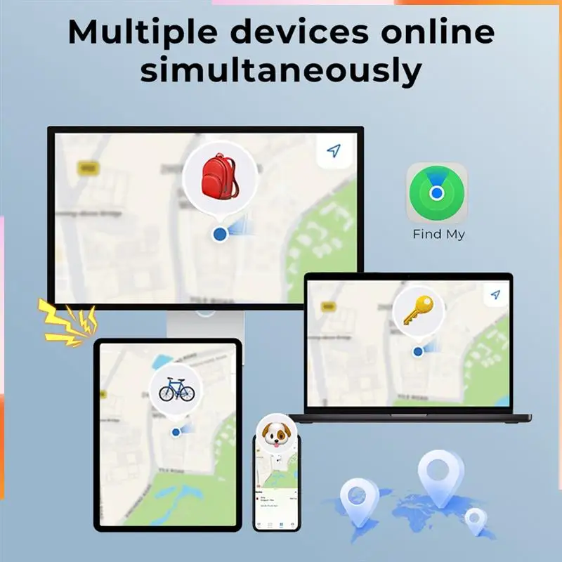 Rastreador inteligente antipérdida A92Z para Ios, rastreador inteligente con alarma, Mini etiqueta, localizador de llaves para niños, rastreador de mascotas, ubicación, rastreador Bluetooth