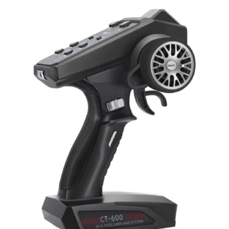 HOTRC CT600 2,4 GHz 3CH transmisor de radio remoto digital con receptor para coche/barco RC