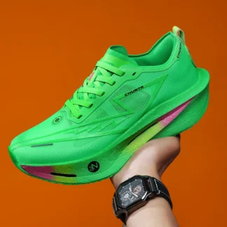 Zapatillas para correr especialidad tabla de carbono maratón hombres deportes transpirables ligeros mujeres cómodas zapatillas deportivas NKLSA