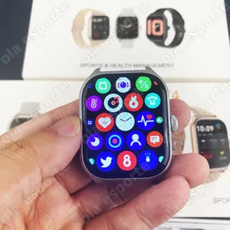 Reloj inteligente de dos correas para hombre y mujer, accesorio de pulsera resistente al agua con Bluetooth, llamadas, seguimiento de actividad deportiva, caras de reloj Diy, compatible con Ios y Android