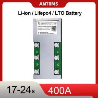 ANT 17-24S 400A Peak BMS de alta potencia para motocicleta eléctrica de carreras 60-84V Smart BT BMS con fuerte equilibrio para batería Li-ion LiFePO4