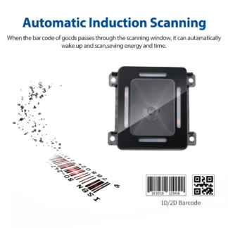 Módulo de escáner de código de barras de montaje fijo EP8280L 2D con interfaz USB/RS232 de alto rendimiento Sensor de comunicaciones 640*480 escáner 1D/2D/QR/PDF