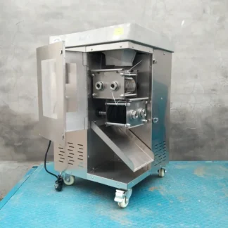 Picadora de carne eléctrica de acero inoxidable, tazón mezclador, cortador de mesa para máquina para hacer salchichas