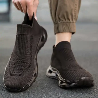 Zapatillas informales con cordones para correr de carretera, zapatos de tenis para hombre, color azul claro, calzado deportivo, Shors Tenys, primavera-otoño