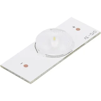 50 bombillas LED, lente LED SMD de 3 V, cuentas de lámpara de tablero con lente de fibra de vidrio para reparación de televisores LED de 32-65 pulgadas y tiras de luces