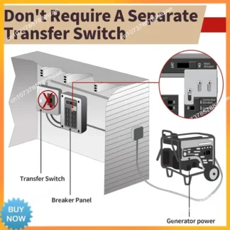Generador de enclavamiento A10R, enlace de Control del generador, interruptor de Panel de interruptor de Hardware, caja de interruptor de 150 o 200A