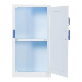 Gabinete de seguridad de Pp de 15 galones, muebles de laboratorio, gabinete de seguridad de almacenamiento de productos químicos de laboratorio