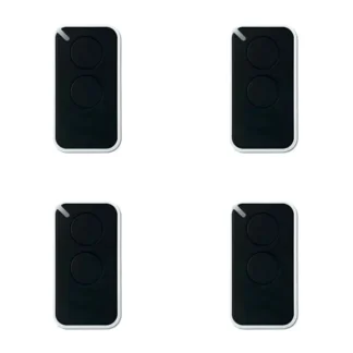 Entrega en 24 horas 4X para NICE Control remoto universal de garaje 433,92 Mhz Código rodante de 2 canales A