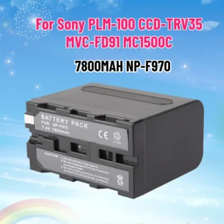 Batería de 7800MAH NP-F970 NPF960 NPF970 para Sony PLM-100 CCD-TRV35 MVC-FD91 MC1500C
