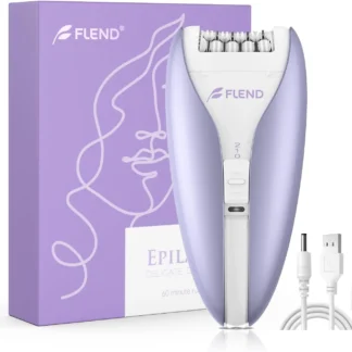 Depiladora silenciosa para mujer, depiladora de 2 velocidades con tecnología Smooth Glide para cara, piernas, bikini y brazos
