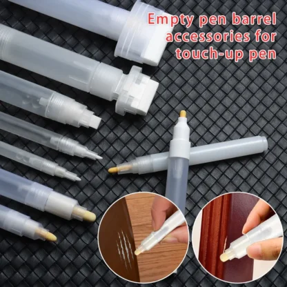 Tinta recargable, barriles transparentes, tubo, accesorios para bolígrafo de pintura, varilla vacía, marcador de tiza líquida, bolígrafos para grafiti