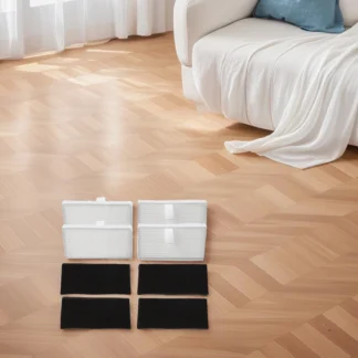 Juego de filtros de repuesto para aspiradora, paquete de 4/10 para accesorios de Robot aspirador MONSGA MR1 para trampa el polvo y el pelo de mascotas