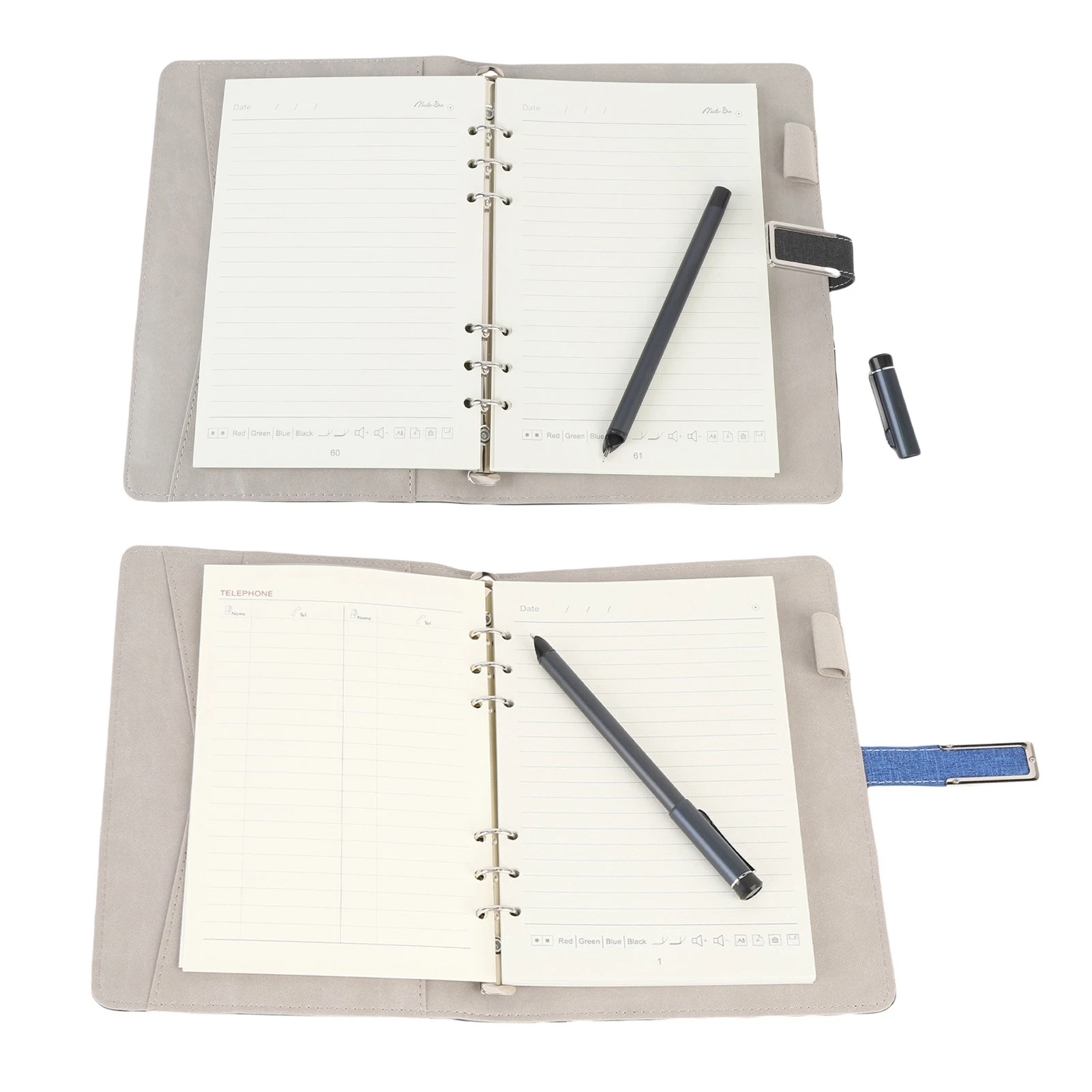 Juego de escritura de bolígrafo inteligente, juego de cuaderno con bolígrafo, reproducción de trazo de bolígrafo, sincronización de digitización en tiempo Real, convertido en texto para tomar notas