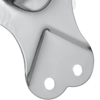 10 protectores de esquinas de metal cromado, protectores de bordes de bola, protectores de esquinas para estuches de transporte, herrajes resistentes para estuches de transporte, protectores de bordes de cajas